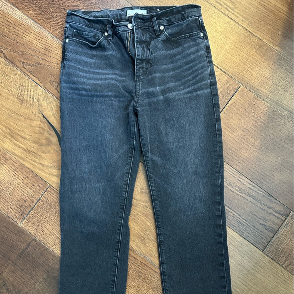 Loft Straight Crop Jeans